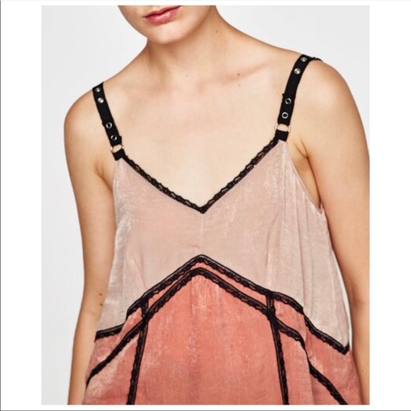 ZARA Combined Camisole Top - Picture 2 of 8